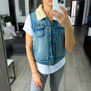 Cat and Jack super soft denim vest adult s- xl kids size